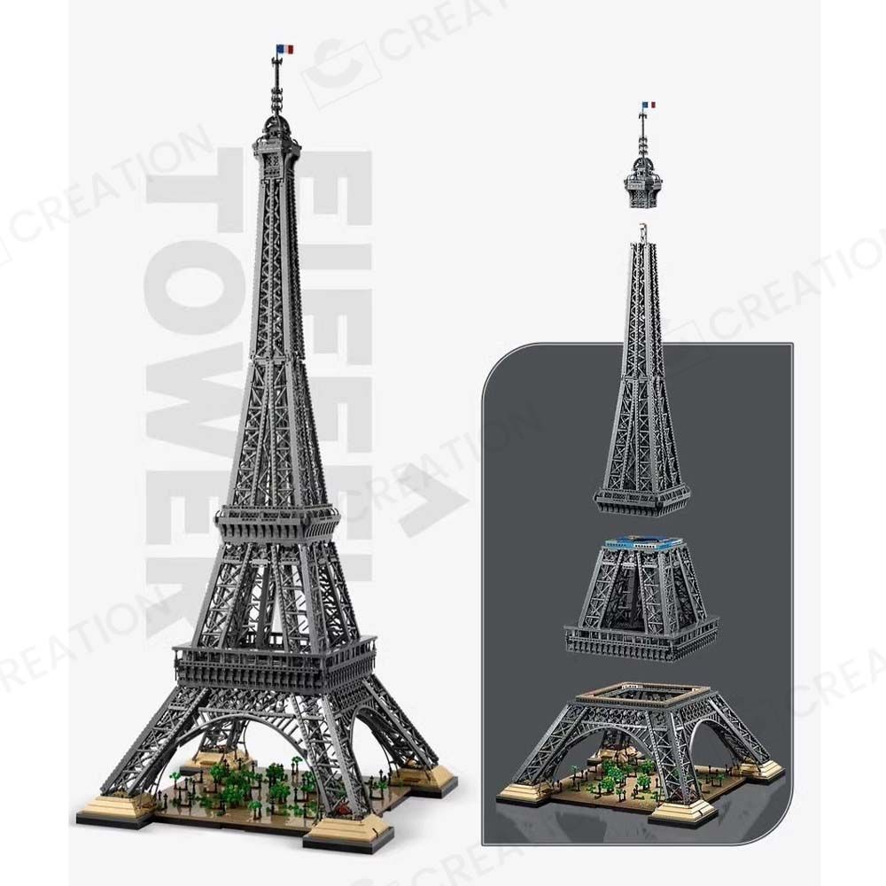 レゴ互換 エッフェル塔 10001pcs