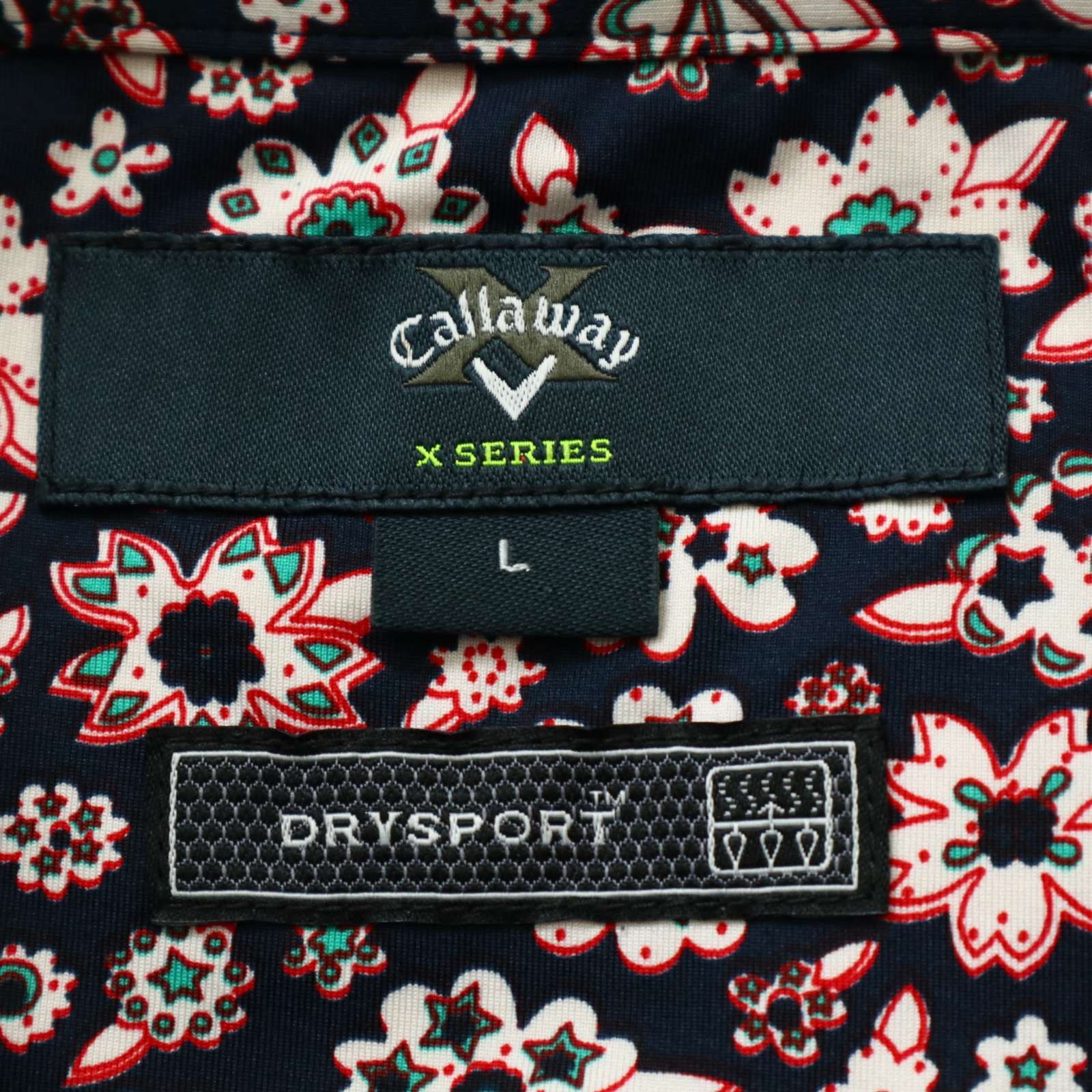 callaway 刺繍ロゴ　総柄　半袖　ポロシャツ　大きいサイズ 楽天市場】【タイムセール 8/18 13:00迄 40％OFF】キャロウェイ