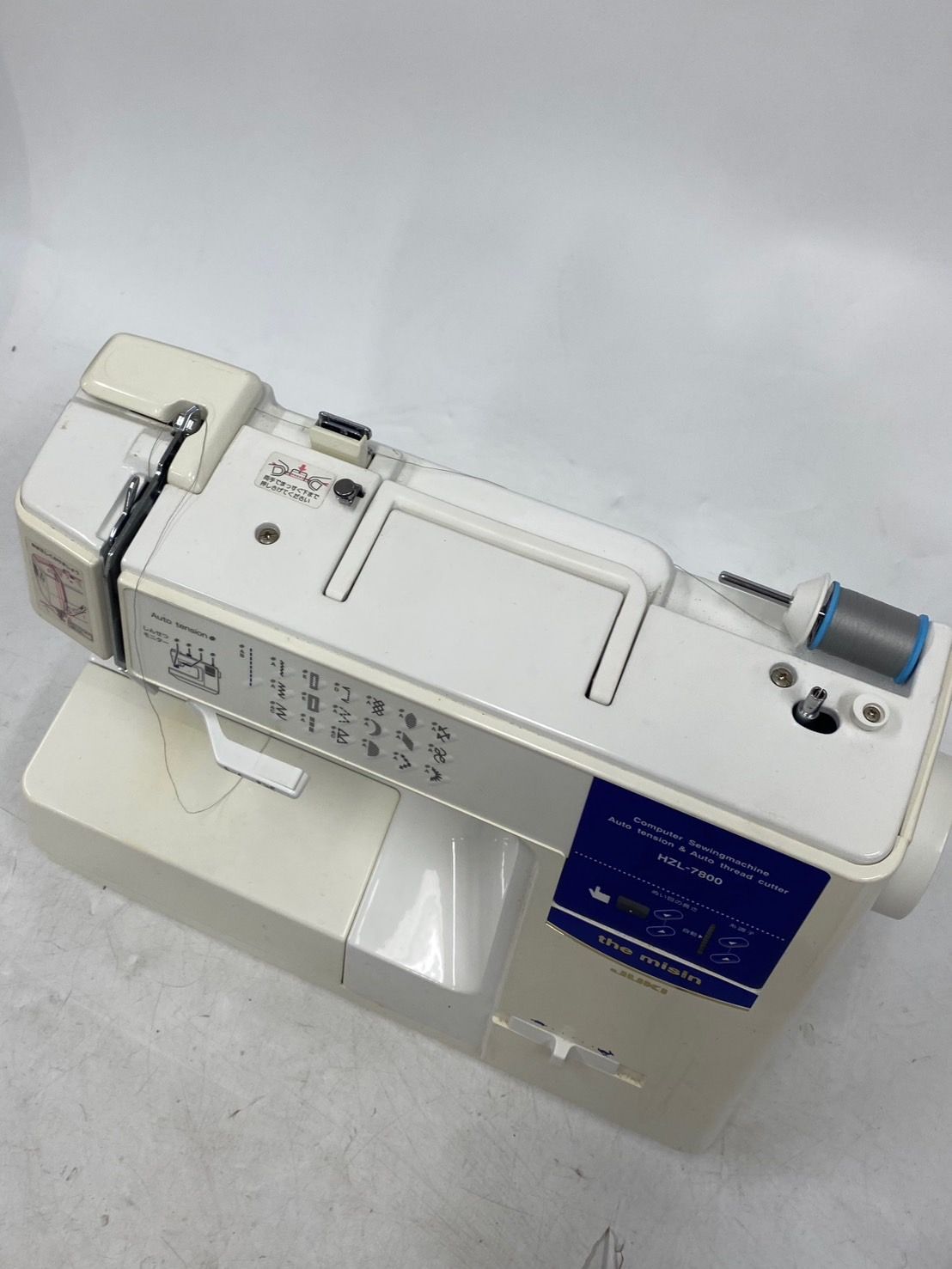JUKIザミシン7800型。 JUKI ジューキ the misin HZL-7800 コンピューターミシン 通電確認済み