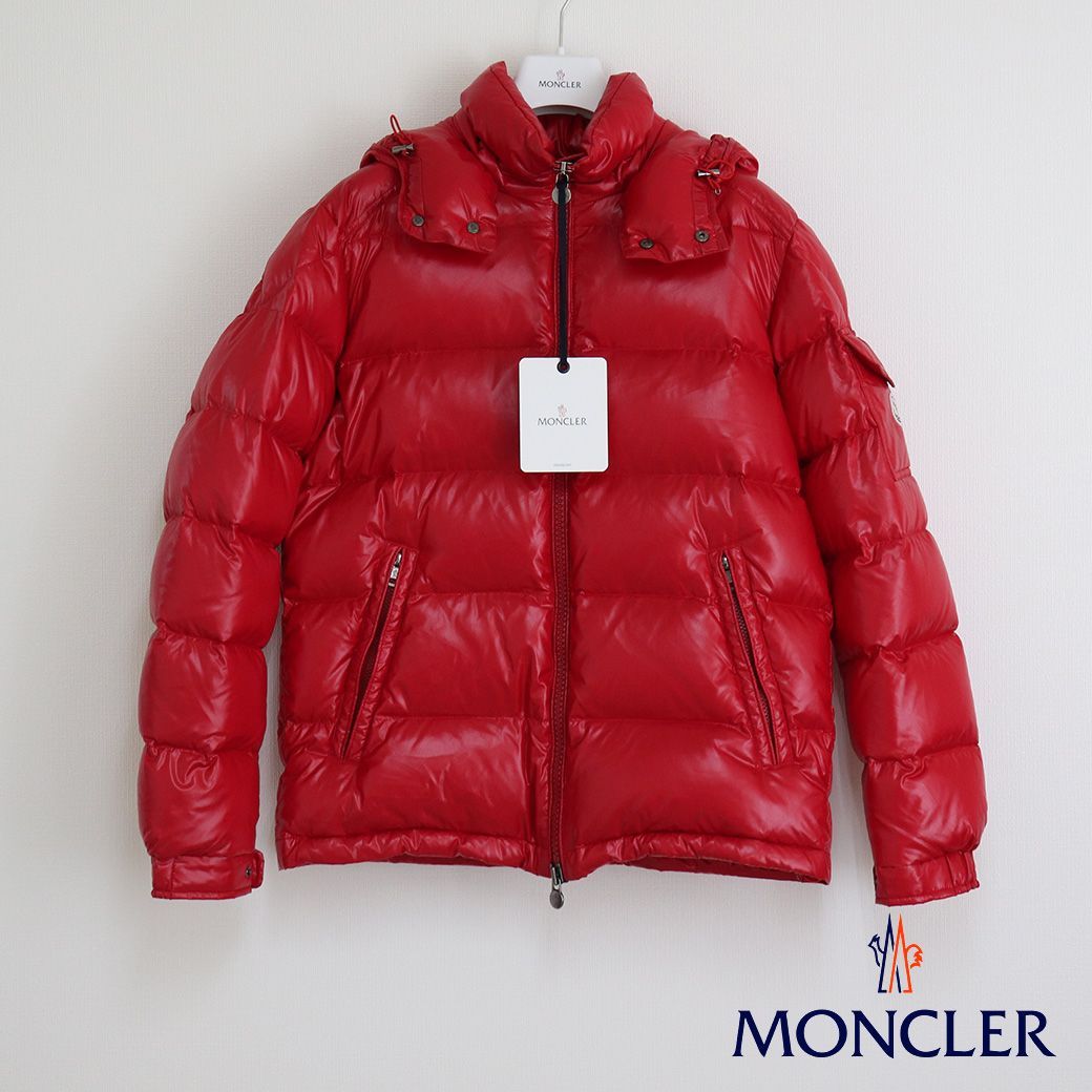 モンクレール★MONCLER★ANTHIA★艶深赤 MONCLER モンクレール ダウンジャケット メンズ アウター ブルー