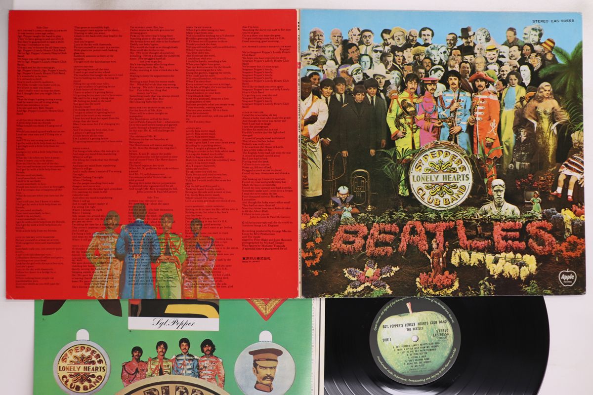 LP/GF Beatles Sgt. Peppers Lonely Hea EAS80558 APPLE Japan