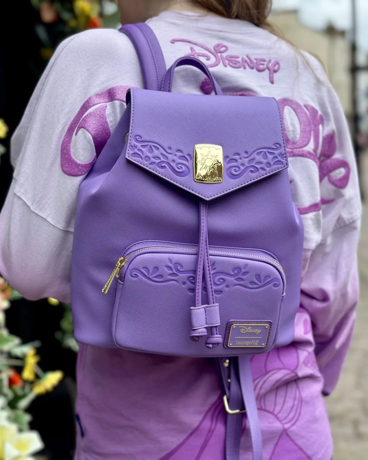 loungefly ラウンジフライ リュック ラプンツェル ディズニー ラウンジフライ Loungefly ディズニー 塔の上のラプンツェル