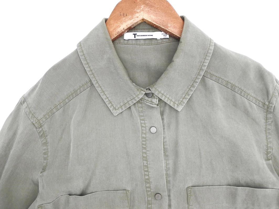 alexander wang ミリタリーシャツジャケット Alexander Wang アレキサンダーワン ミリタリー シャツ sizeXS