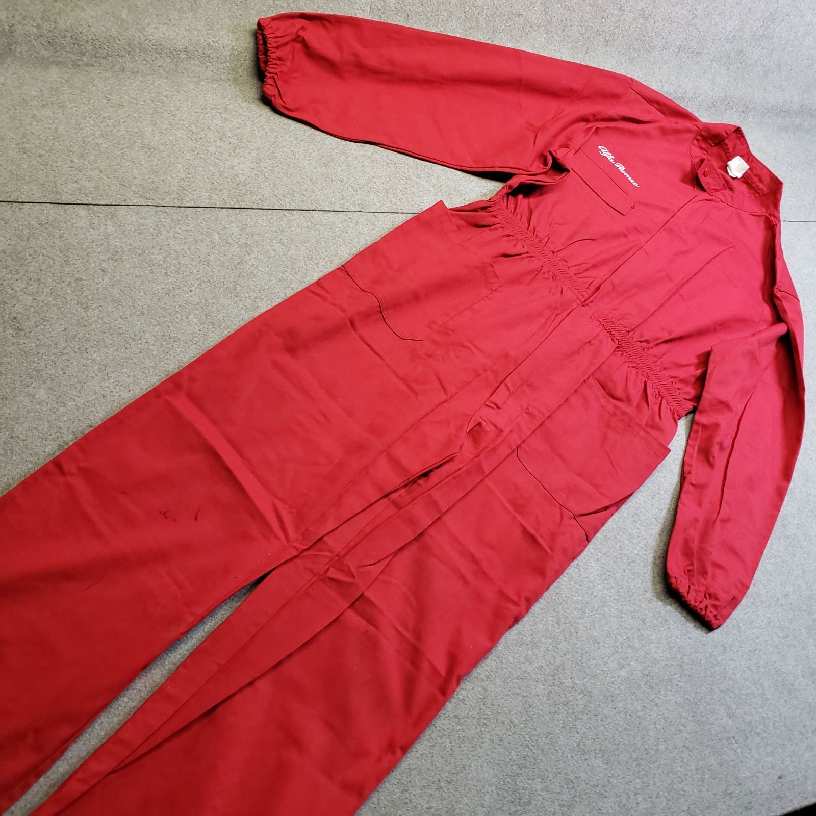 Alfa Romeo（アルファロメオ）ワークライン つなぎ 作業用 レッド系 52