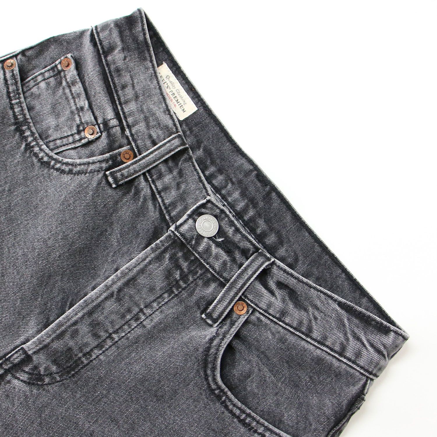 BIOTOP Levi’s 501 Black Cropped length26 BIOTOP(ビオトープ) / 【Levi's for BIOTOP】501 Black Cropped