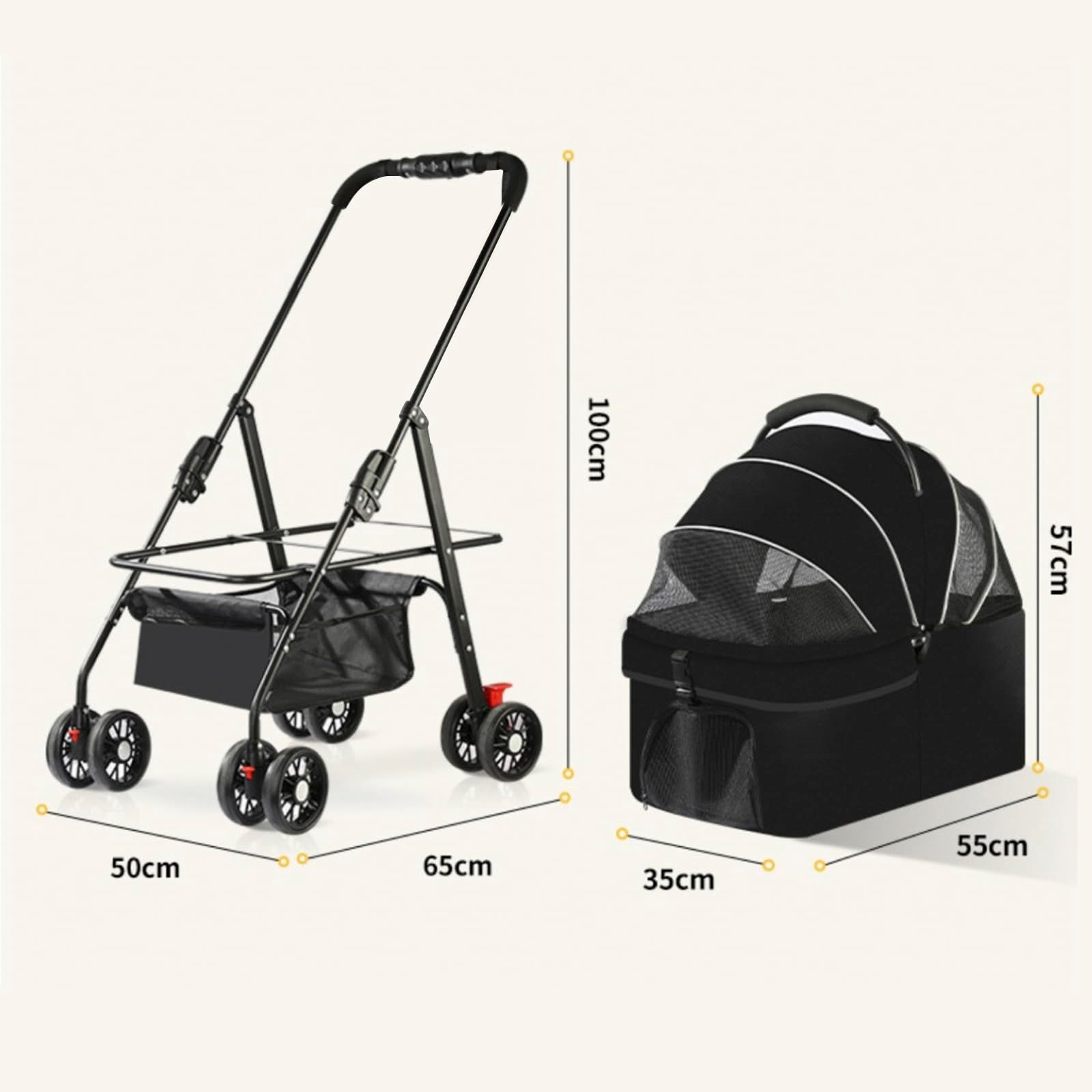 前輪360°回転 後輪ブレーキ付き 散歩 お出かけ 老犬介護用 カート用バッグ付き 飛び出し防止 飛び出し防止 中型犬 小型犬多頭 猫 組み立て簡単 耐荷重25kg 猫用バギー 犬 コンパクト 軽量 収納バスケット付き 折りたたみ式 メッシュ通気性 4輪ペット WWW_NOITHATQUANGTHANH_NET