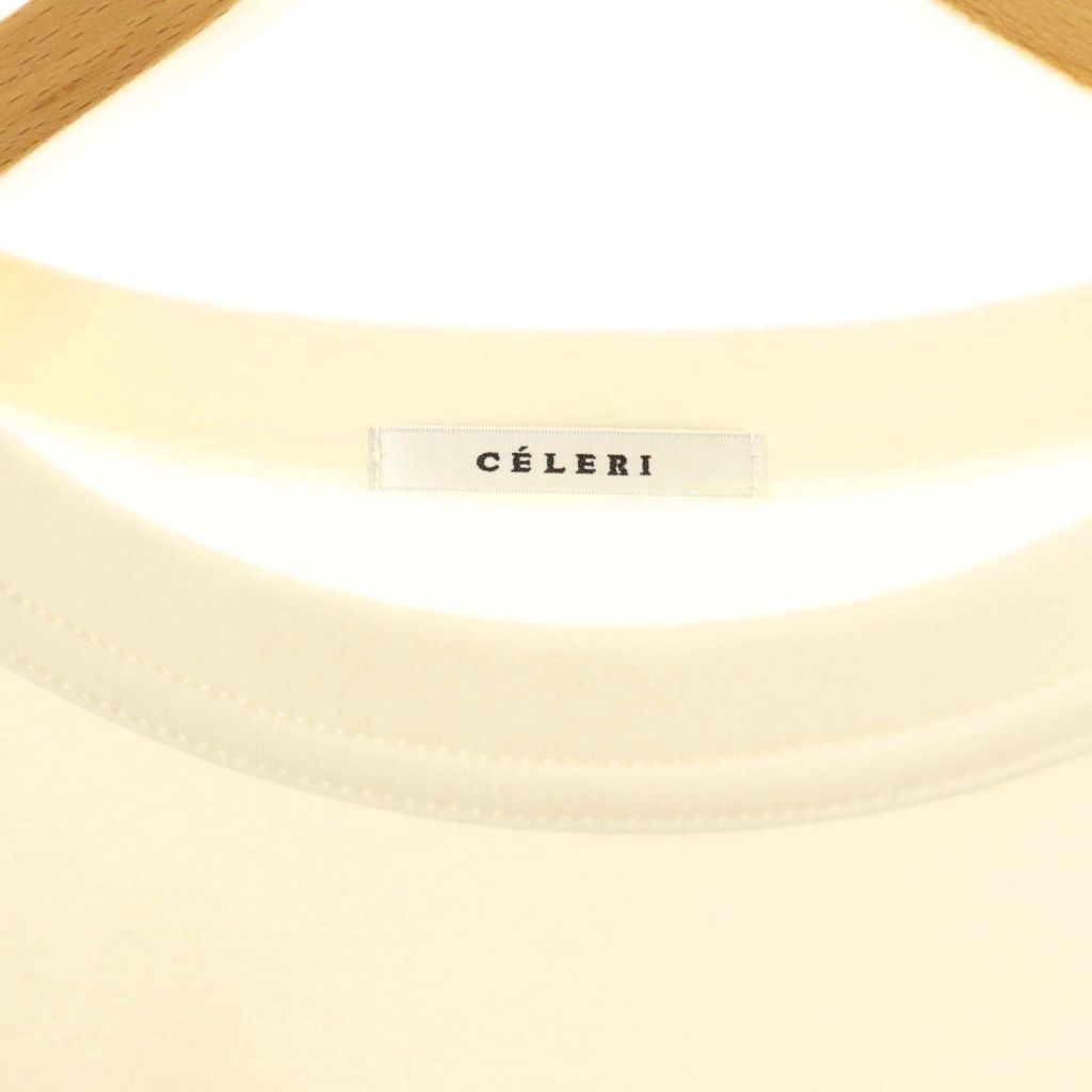 セルリ CELERI ボリュームスリーブスウェット トレーナー F ホワイト