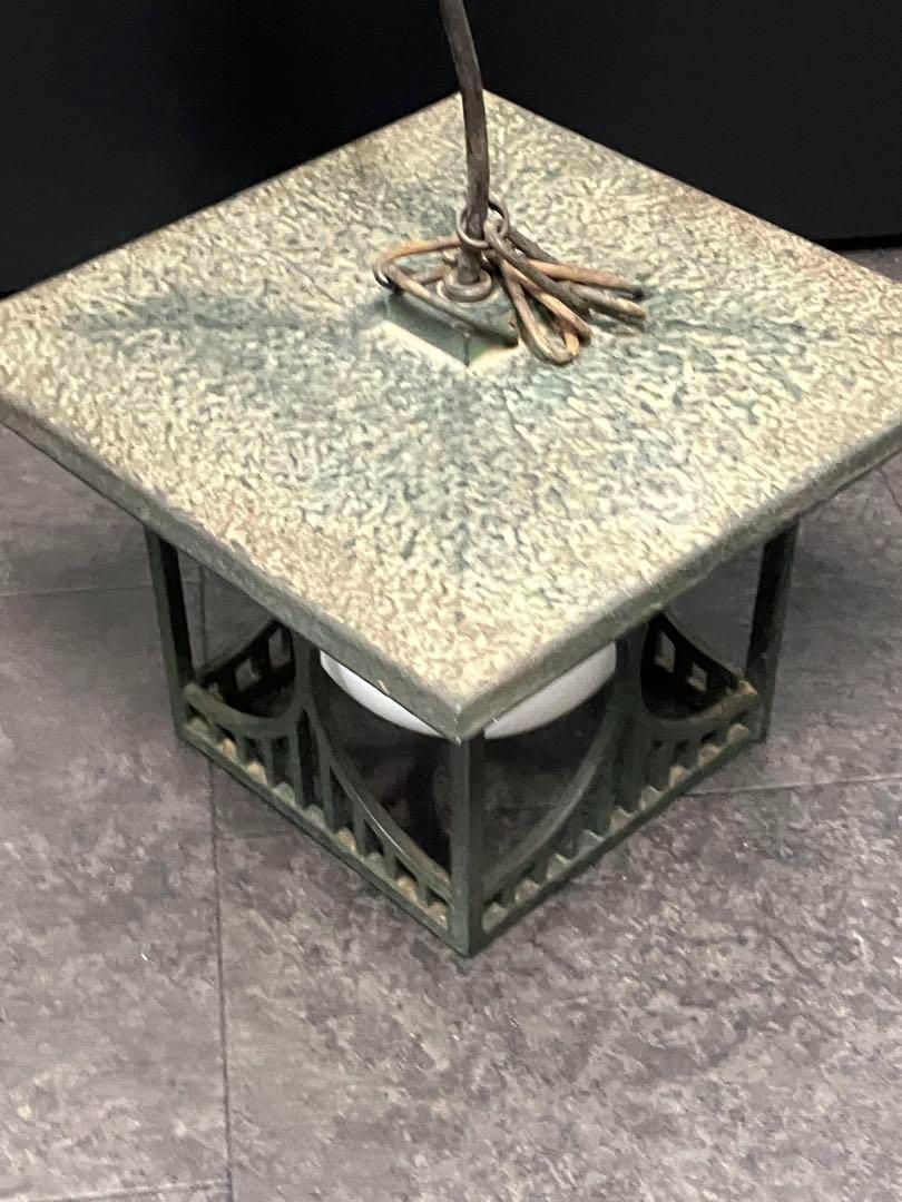 時代 吊灯籠 吊り灯籠 銅灯篭 燈籠 燈篭 仏教美術 レトロ 鉄製 NEXPOTALLINN_EU