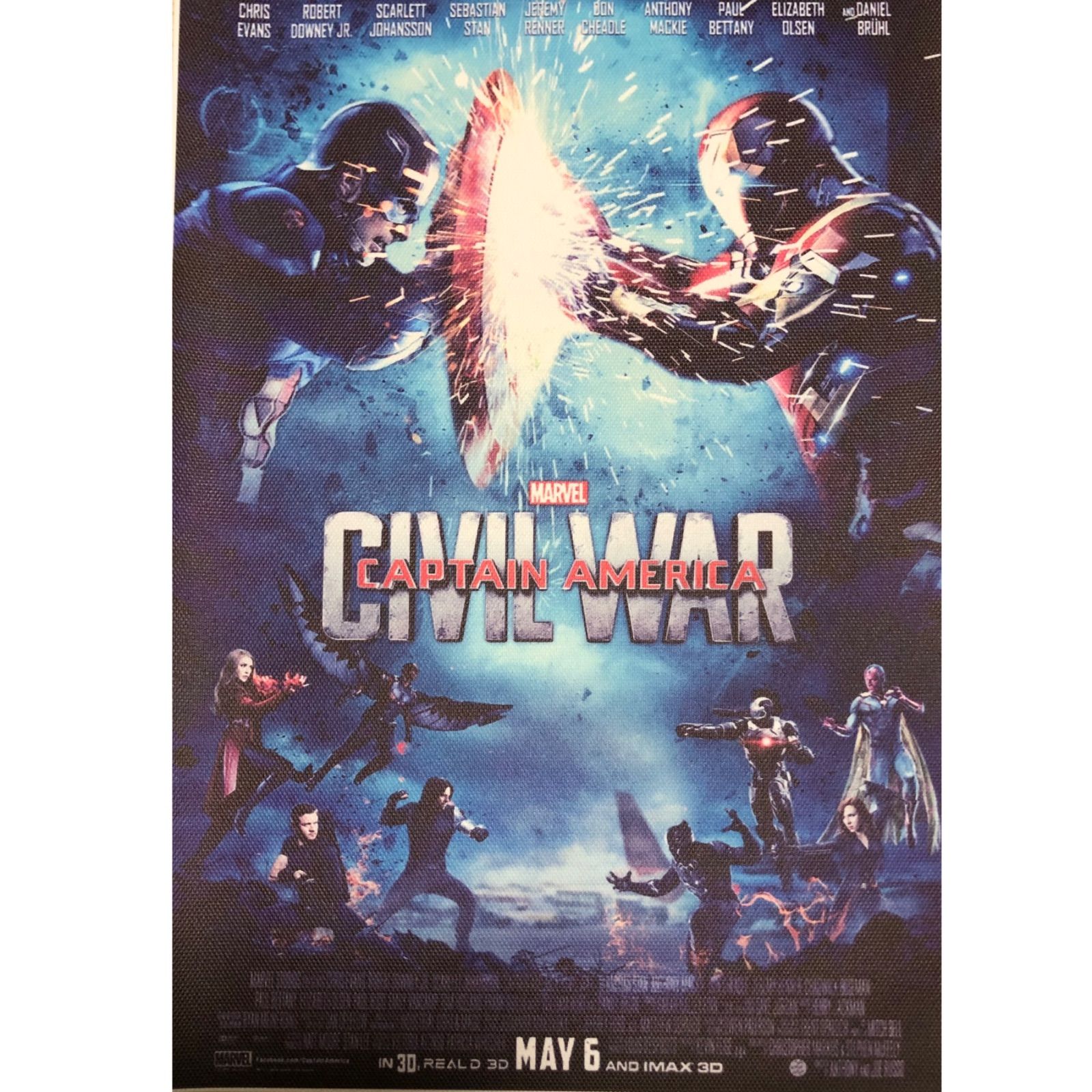 456A4 アベンジャーズ シビル・ウォー ポスター マーベル 映画ポスター 