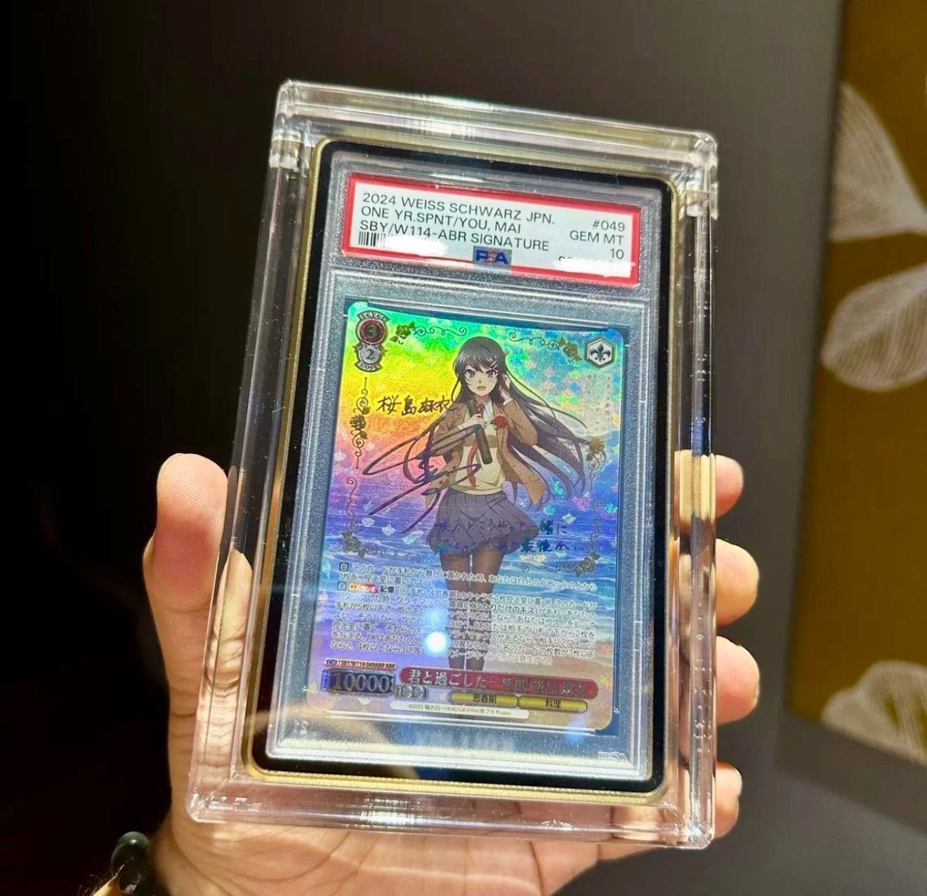 PSA10】君と過ごした一年間 桜島 麻衣(サイン入り) - メルカリ