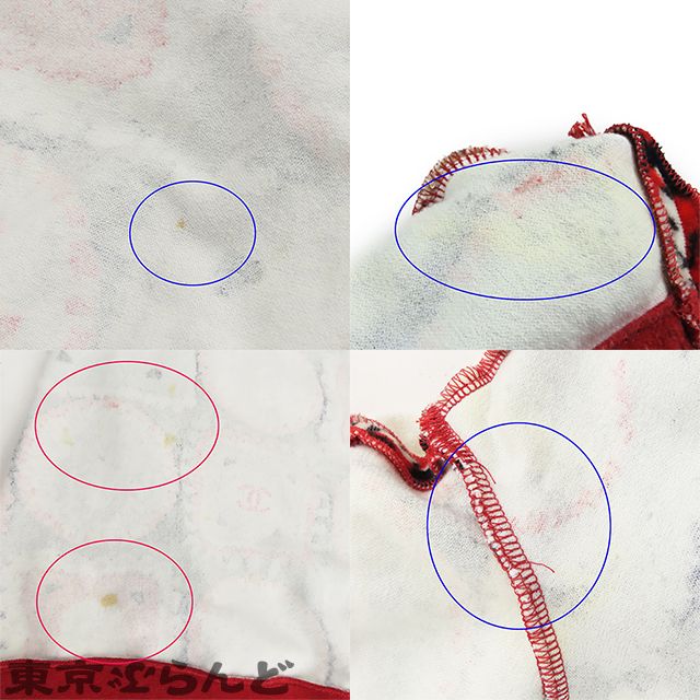 シャネル CHANEL P35858V25846 09P トップス シャネル CHANEL スポーツライン グラフィックベロア Tシャツ 09P