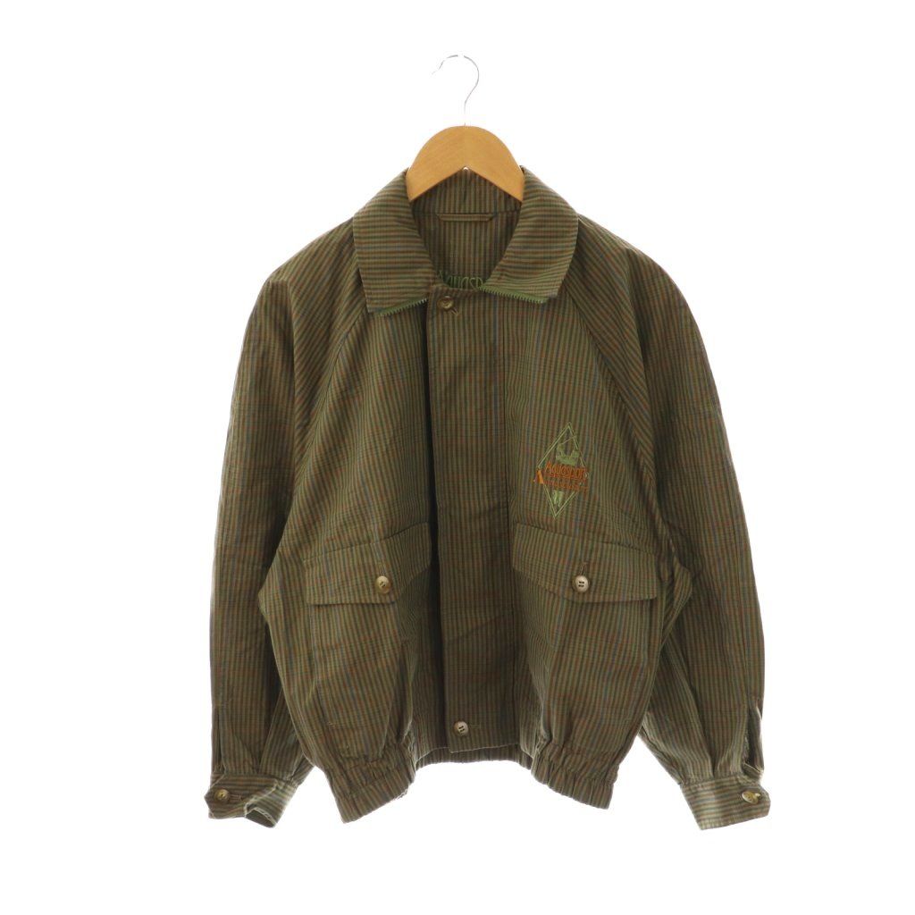 【Aquascutum】アクアスキュータム リバーシブルブルゾン Mサイズ Aquascutum 美品 アクアスキュータム メンズ ハリントン