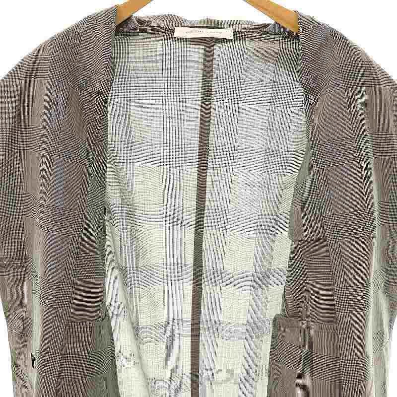 クチュールドアダム COUTURE D'ADAM グレンチェックダブルジャケット