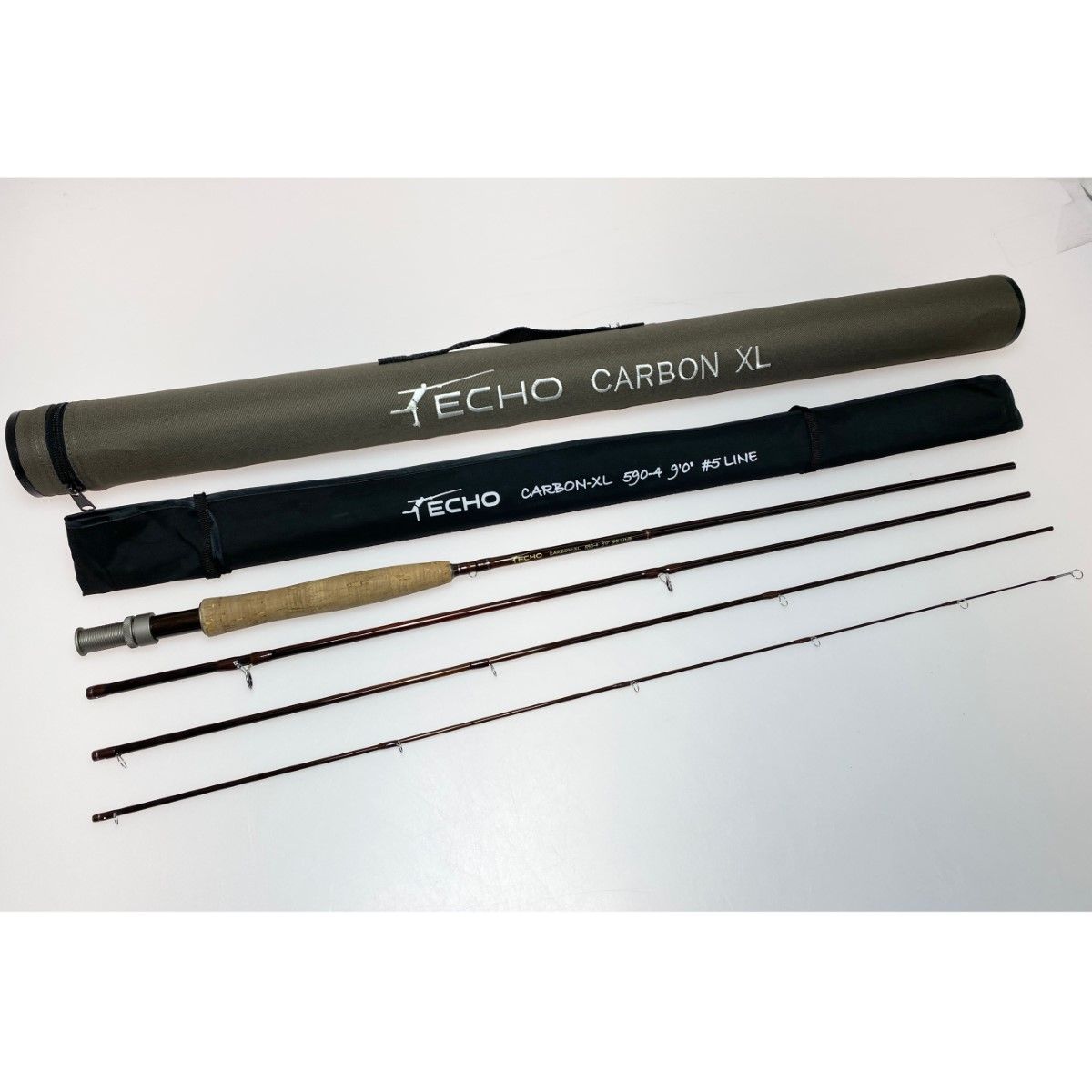 ECHO カーボンXL 590-4 #5 フライロッド ケース付 程度B - メルカリ