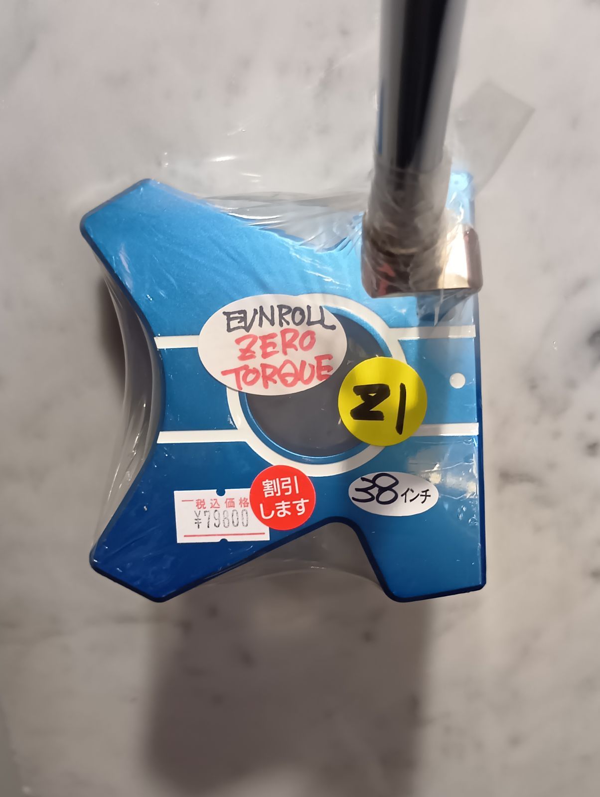 Pt ♥ イーブンロール 38 Tour Spec ZERO Z1 パター 中尺 メンズ 右用 38インチ|Blue USA直輸入品 新橋店