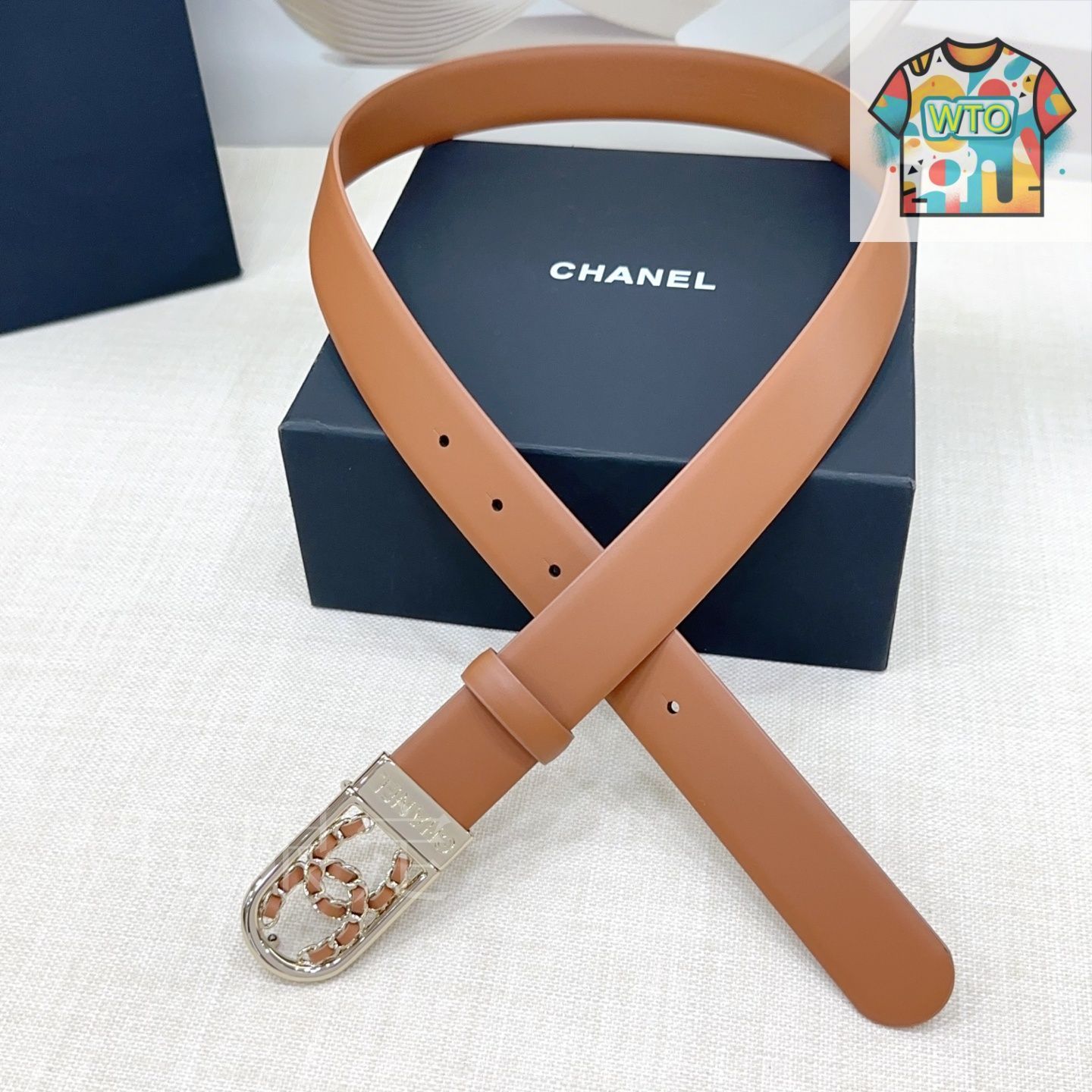 **フェザーがポイント♡**【CHANEL】 ベルト フェザーがポイント♡**【CHANEL】 ベルト