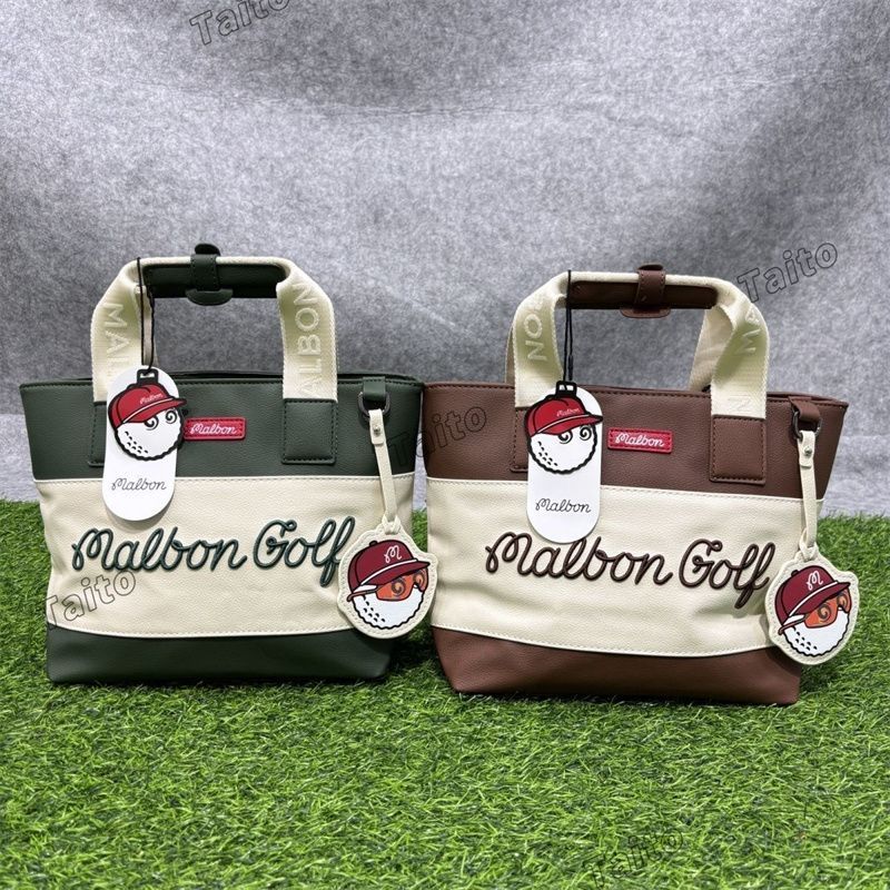 激安商品 MALBON GOLF トートバッグ カートバッグ ショルダー付 - メルカリ ゴルフバッグ・キャディバッグ