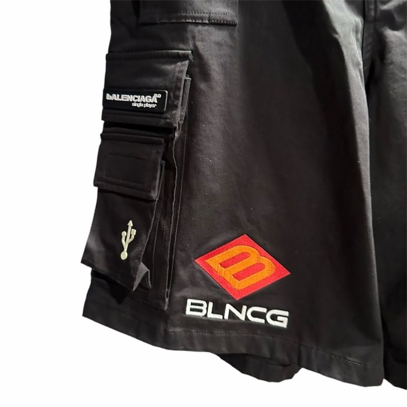 バレンシアガ BALENCIAGA 21AW GAMER SHORTS ゲーマー ハーフ