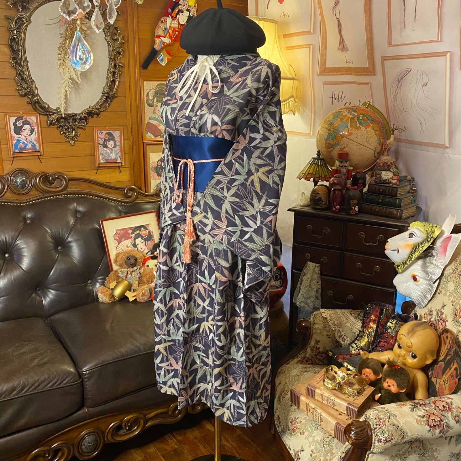 帯サッシュベルト レトロ