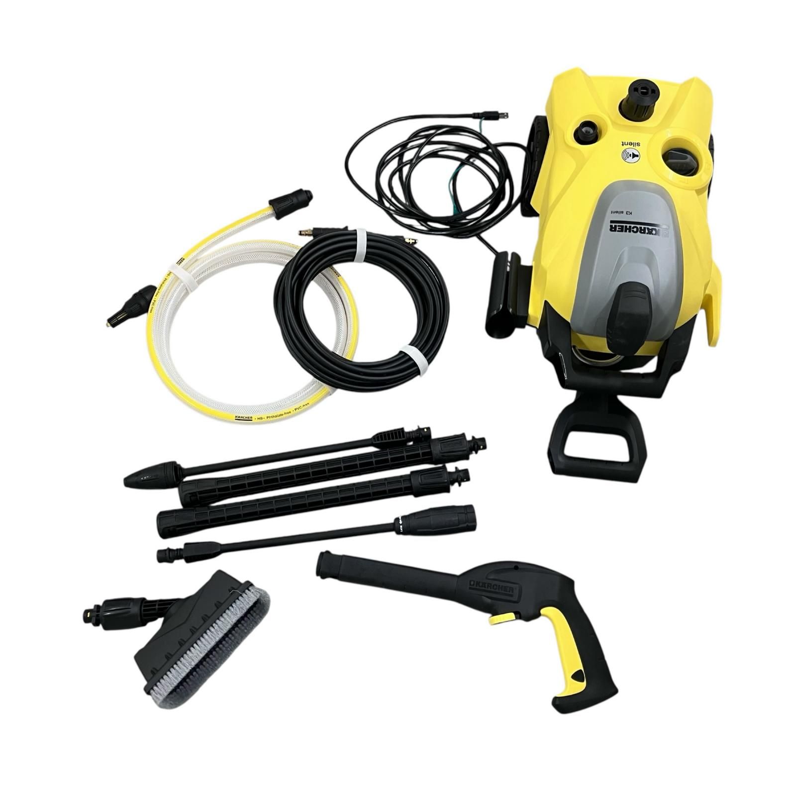 186000 現状品 karcher ケルヒャー 高圧洗浄機 イエロー K3 サイレント
