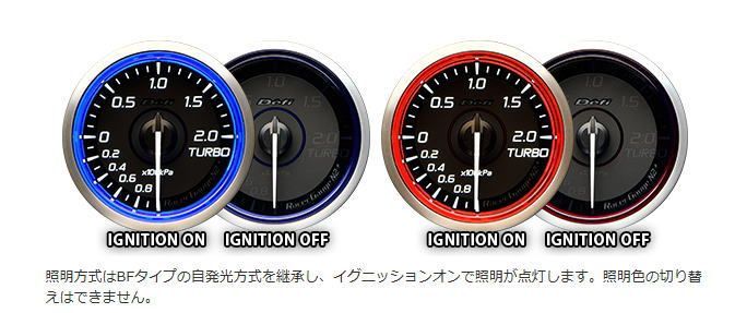 レターパックプラス】Defi レーサーゲージ N2Plus φ52 圧力計 0