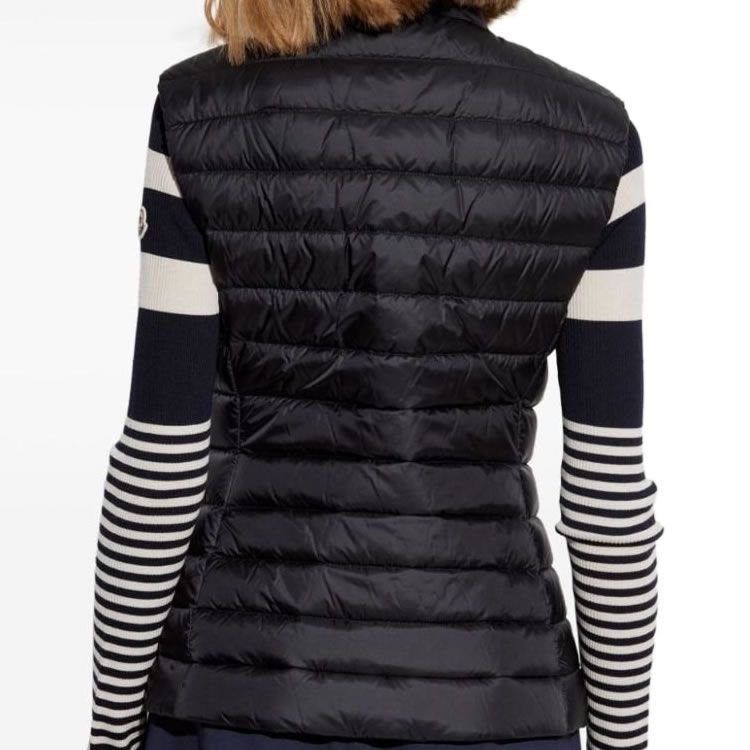 モンクレール MONCLER ダウンベスト レディース スタンドカラー 軽量