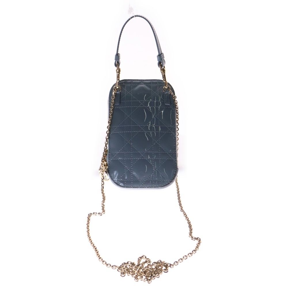 Christian Dior　ディオール チェーンショルダー　エナメル Christian Dior クリスチャンディオール チェーンショルダー