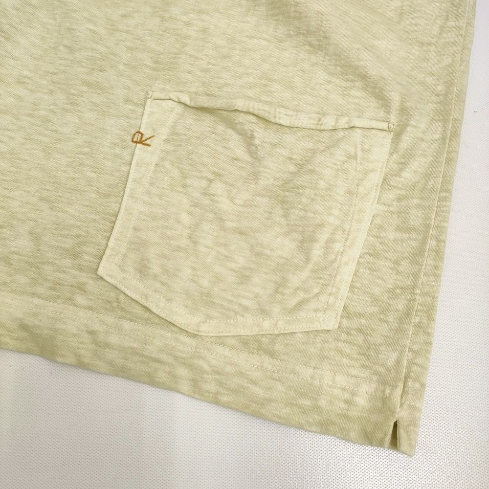 45rpm - 45R/45rpm 天竺の908オーシャンTシャツ（45草染）定価20900円 25SS イエロー レディース フォーティーファイブアールピーエム【中古】5-0614M♪ 45R天竺の908オーシャンTシャツ（45草染）: WOMEN｜45R