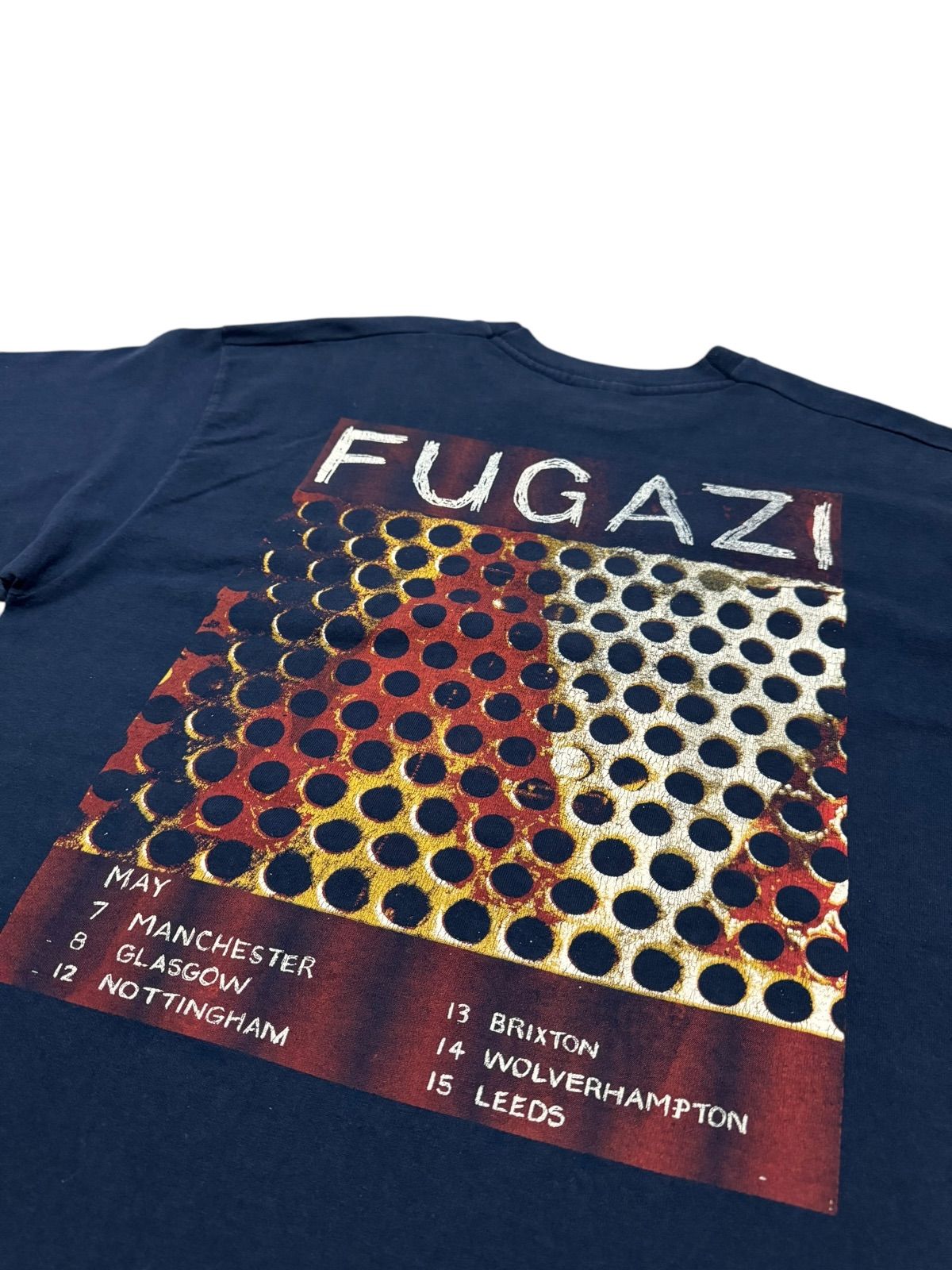 90s Fugazi UK Tour T-shirt (L) フガジ Tシャツ Nirvana Sonic Youth