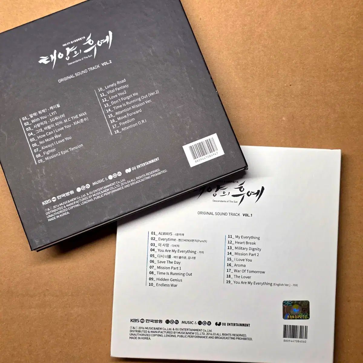 ドラマ オブ ザ サン 子孫 OST vol 1 ＆ 2 セット UBS-PPNI_AC_ID