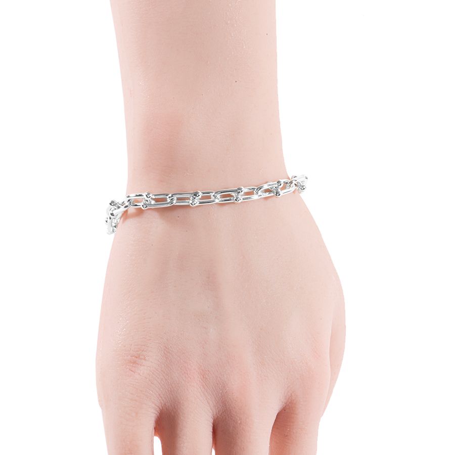 ティファニー ハードウェア マイクロリンク ブレスレット スターリングシルバー ティファニーハードウェア マイクロ リンク ブレスレット スターリング