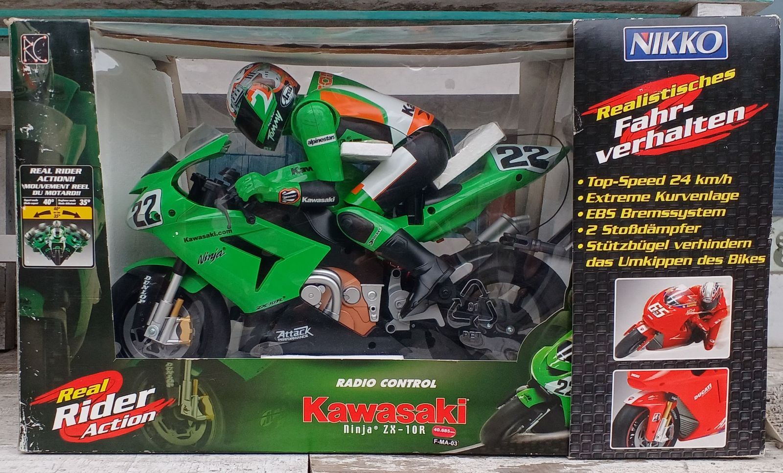 ラジコン オートバイ☆ 超レア 日本未発売品 Nikko Kawasaki Ninja ZX