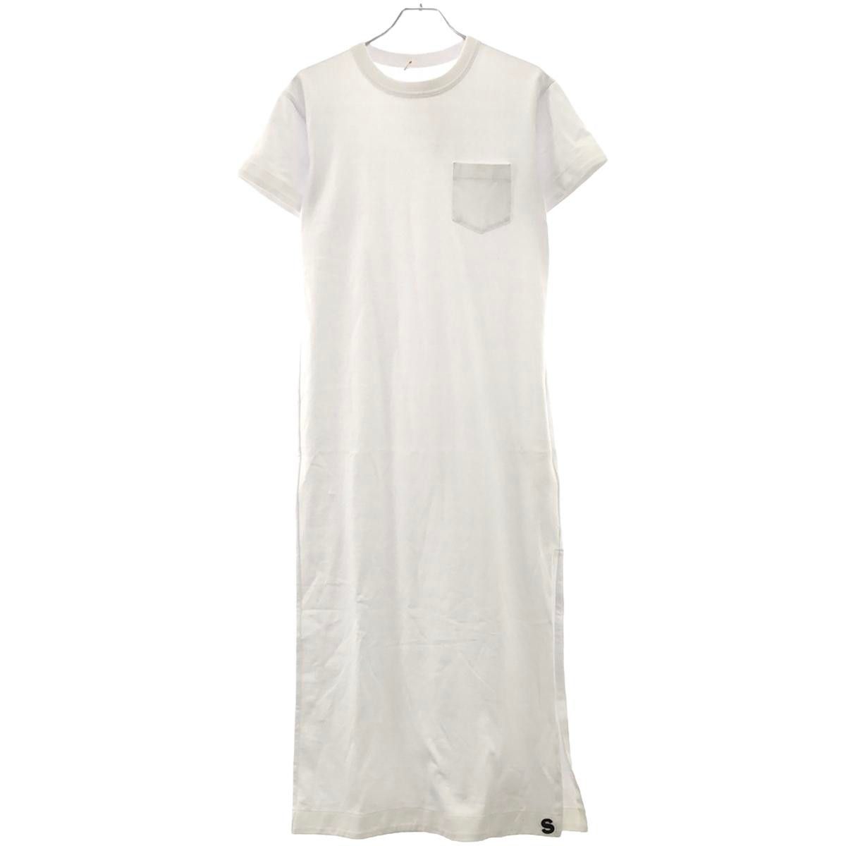 サカイ　ワンピース 残り僅か!!【sacai】コットンニット×シャツ ドレス ワンピース