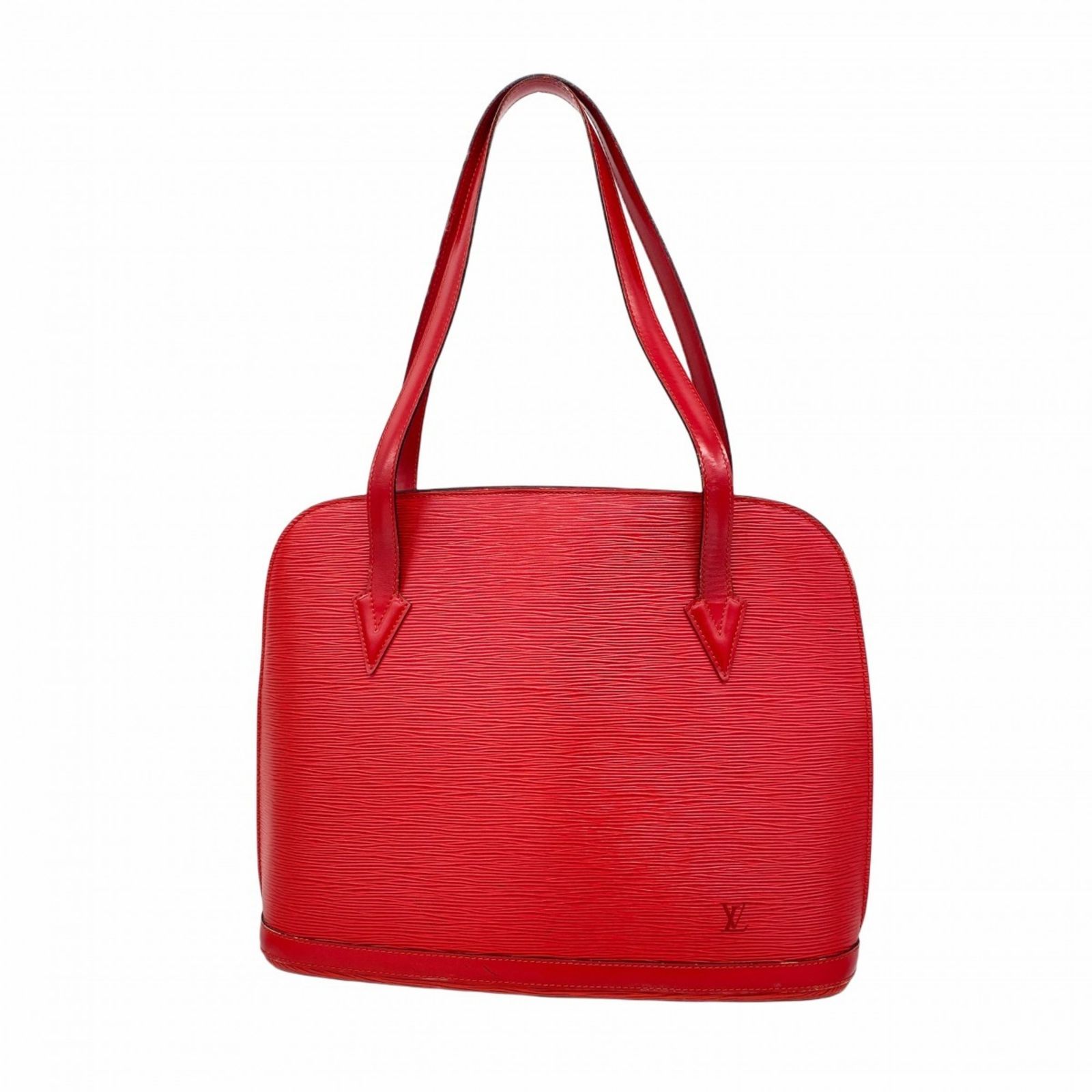 ルイ ヴィトン Louis Vuitton ルイ ヴィトン ショルダーバッグ エピ リュサック M52287 カスティリアンレッドレディース P1448555