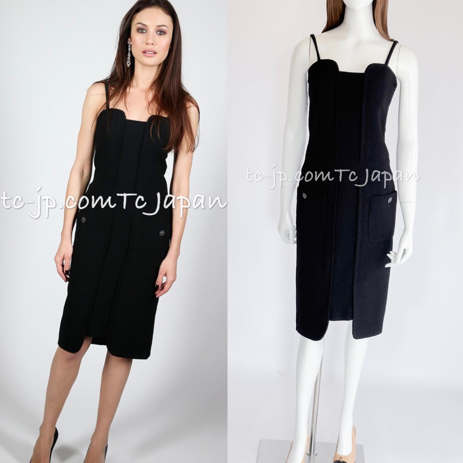 【極上美品】CHANEL シャネル シルク100%ワンピース　ブラック 楽天市場】[中古] 61万 シャネル サマー ワンピース ドレス