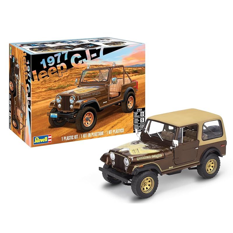 ドイツレベル Revell アメリカレベル 1|24 ジープ CJ-7 プラモデル 14547