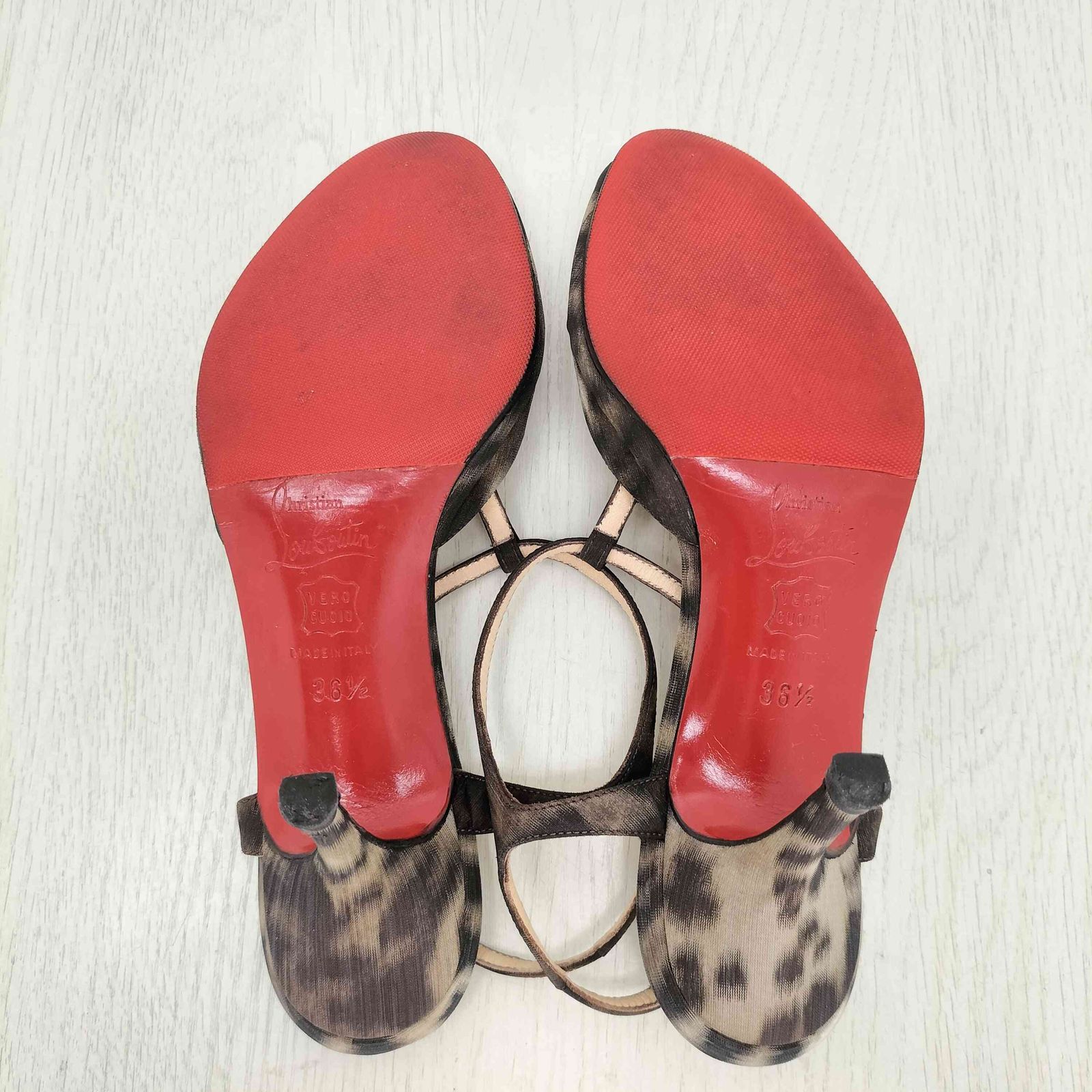 クリスチャンルブタン CHRISTIAN LOUBOUTIN レオパード柄ヒール
