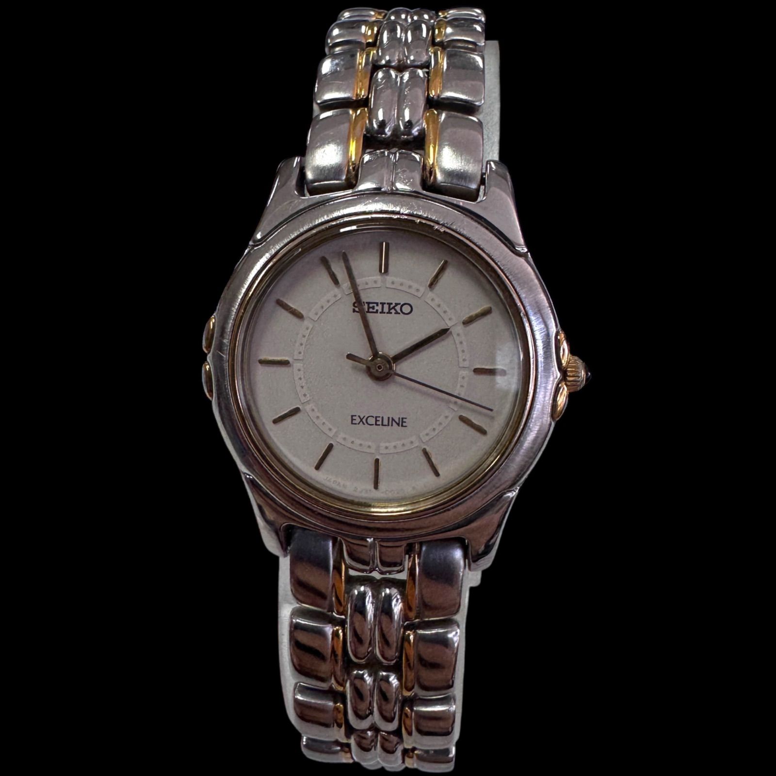 新品電池稼働 SEIKO セイコー EXCELINE エクセリーヌ レディース