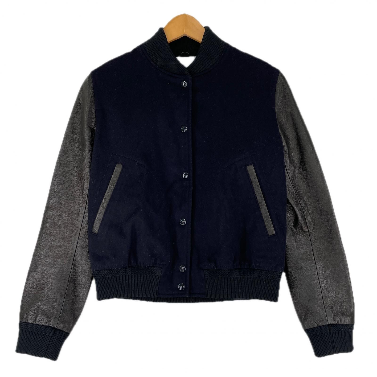 CINQUANTA チンクアンタ レザー切替 スタジャンジャケット size36