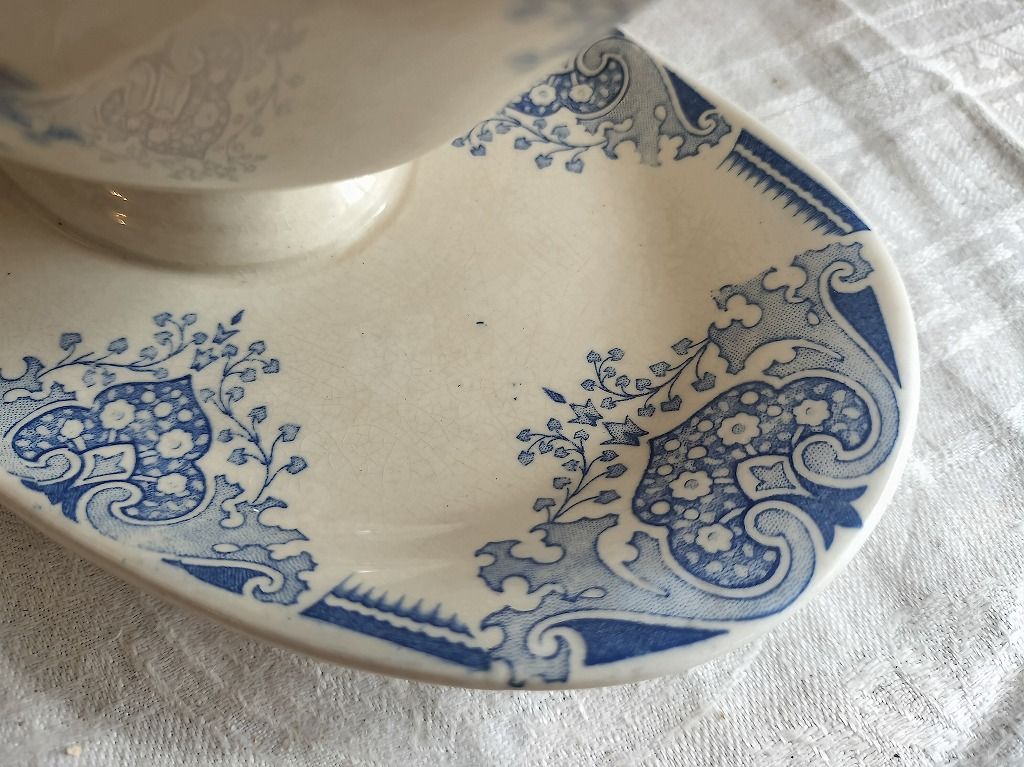 フランス アンティーク トップ 素敵な Luneville ソーシエール