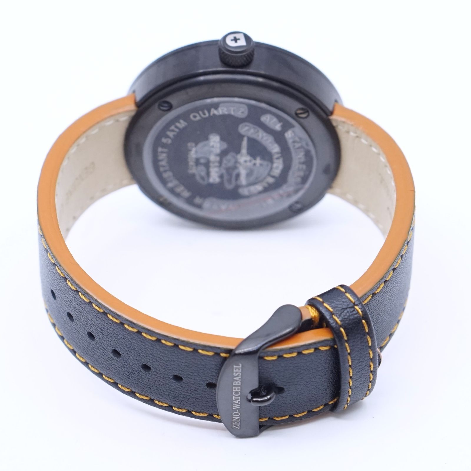 ZENO-WATCH BASEL ゼノウォッチ B554Q-BK-OR-L パイロット