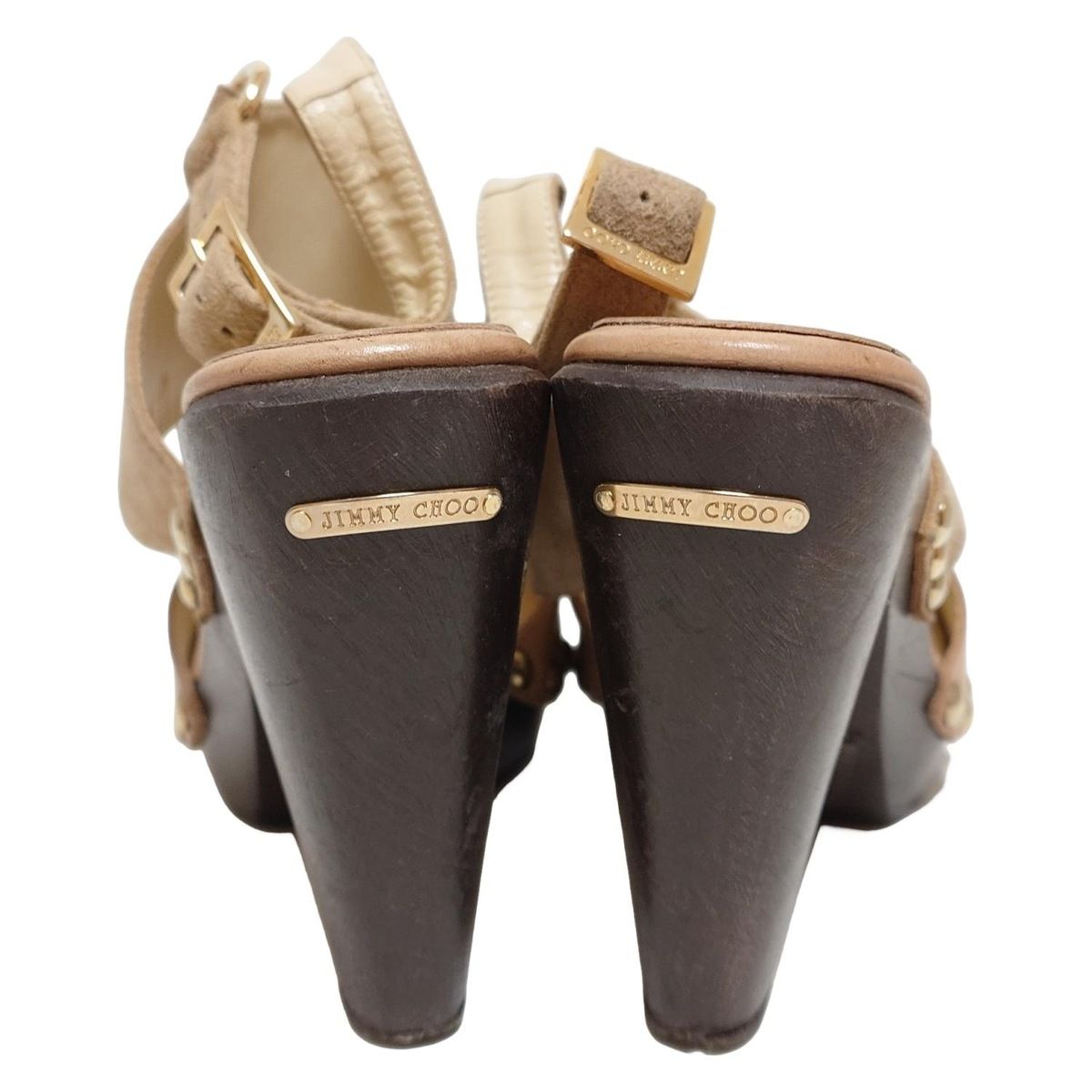 JIMMY CHOO(ジミーチュウ) サンダル 35 1/2 レディース