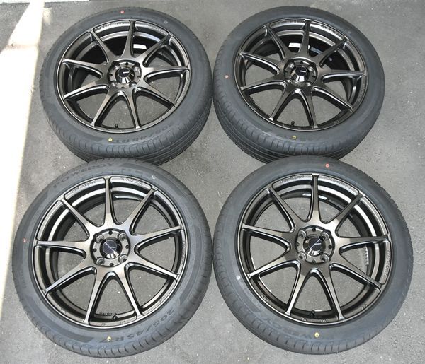WEDS ウェッズ WEDS SPORT SA-99R 17インチ 4H 100 6.5J 42 ピレリ POWERGY 205 45R17 タイヤセット