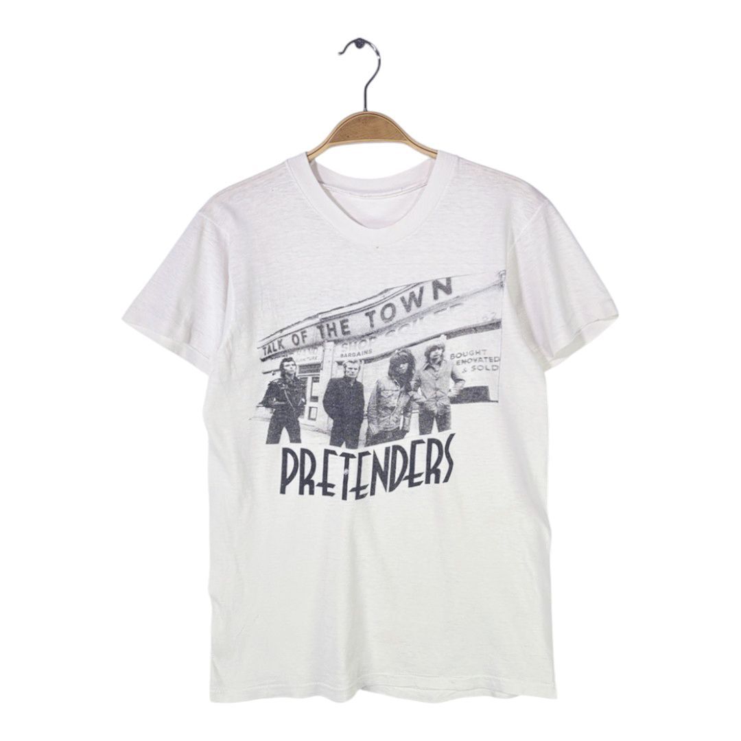 THE PRETENDERS 82年ヴィンテージTシャツ レア！ 80s プリテンダーズ ヴィンテージTシャツ クリッシーハインド ホワイト