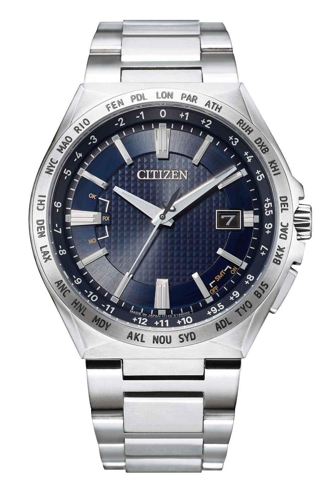 [CITIZEN] アテッサ ATTESA エコ・ドライブ 電波時計 ( シルバー / ビジネス / 防水 / メンズ ) CB0210-54L ACTLine シチズン ギフト 電波ソーラー