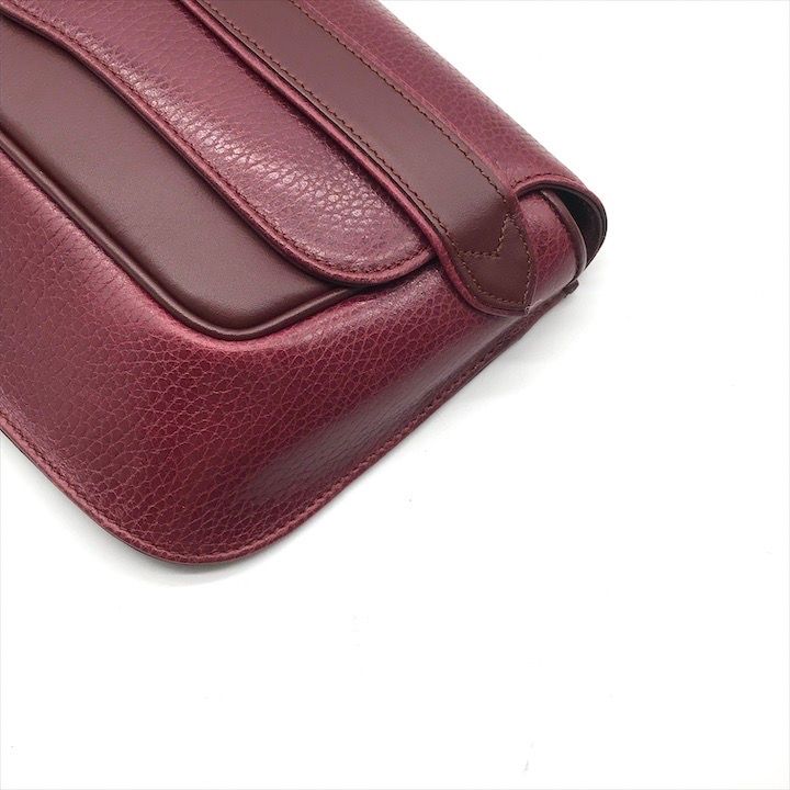美品 Cartier カルティエ マストライン レザー クラッチ バッグ
