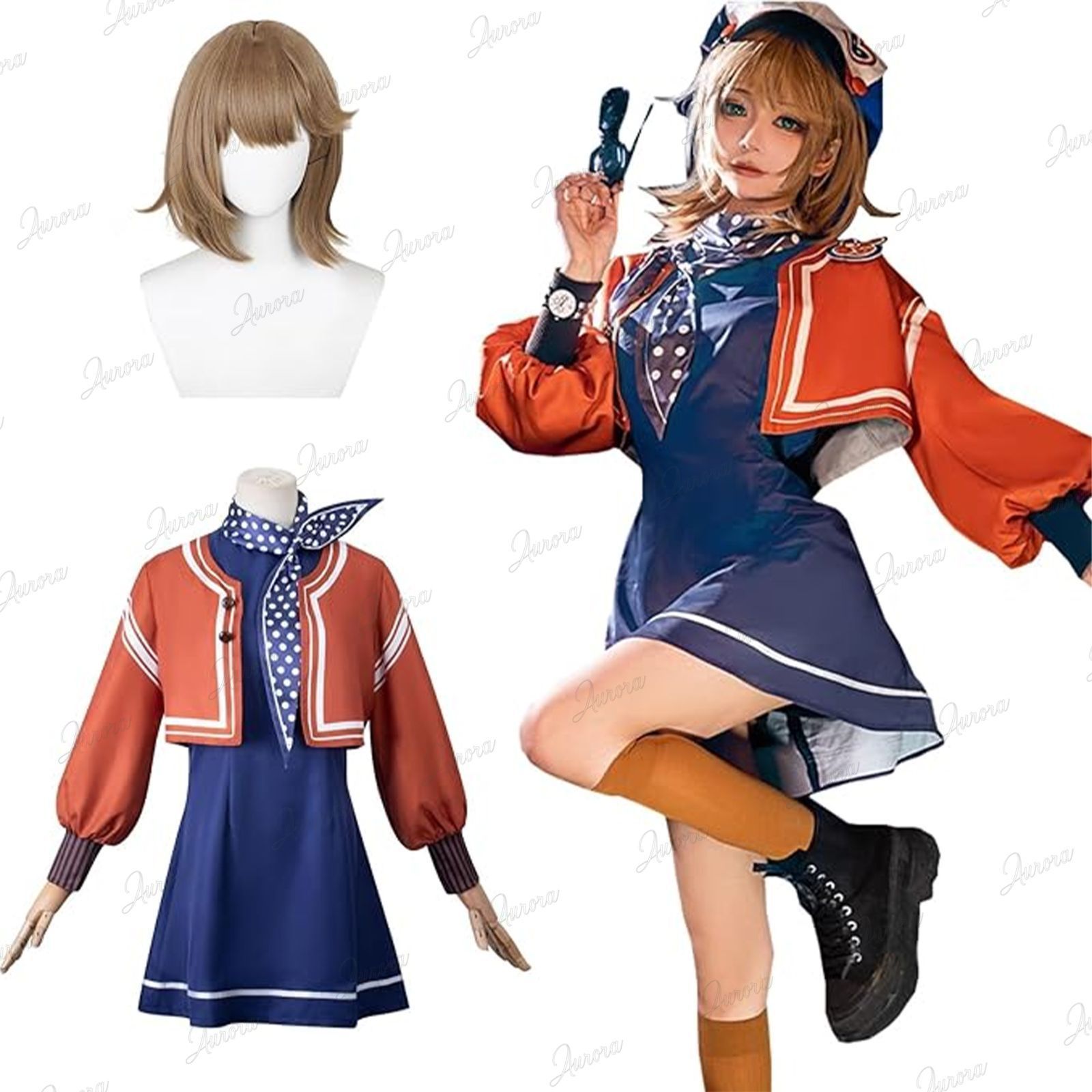 リバース 1999 コスプレ ウィッグ付き ヴェルティ コスプレ レグルス ソネット シュナイダー コスプレ衣装 大人用 仮装 Reverse 1999 cosplay