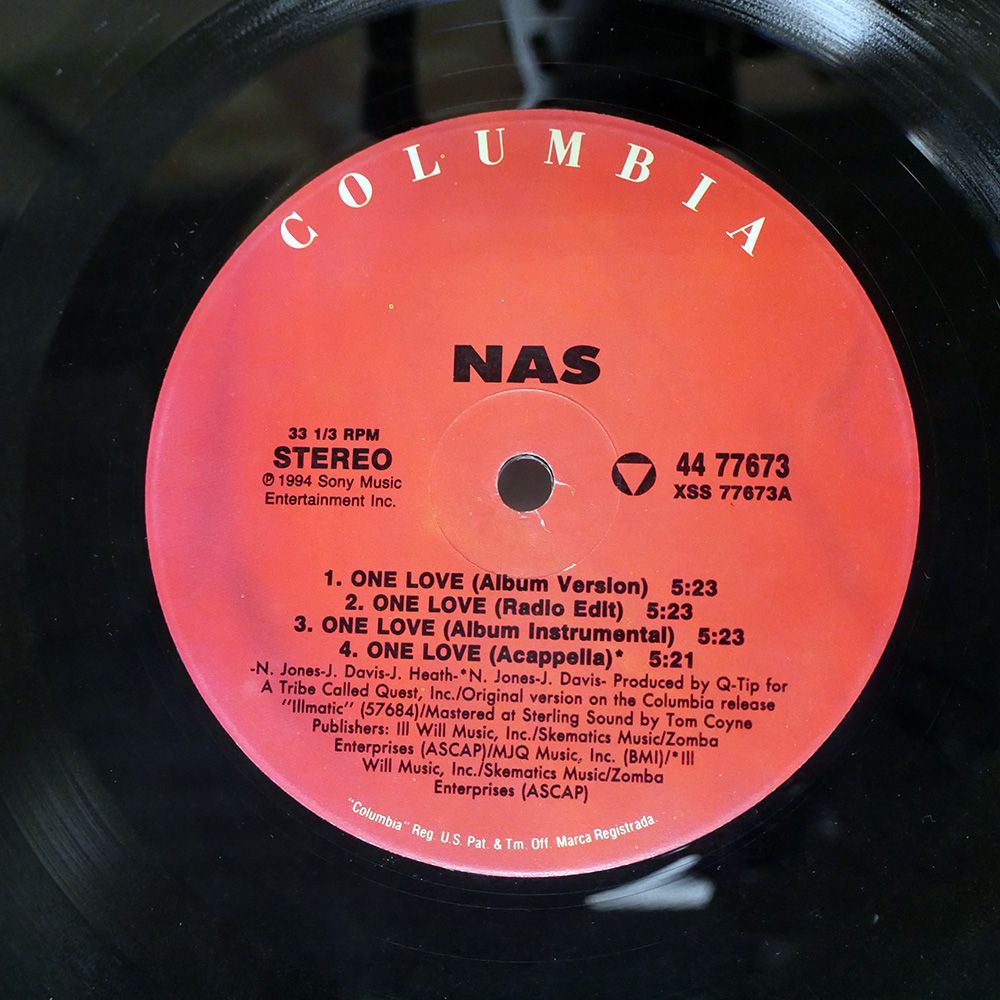 Nas One Love HIPHOP 非売品 ラージサイズステッカー Nas One Love HIPHOP 非売品 ラージサイズステッカー Nas One