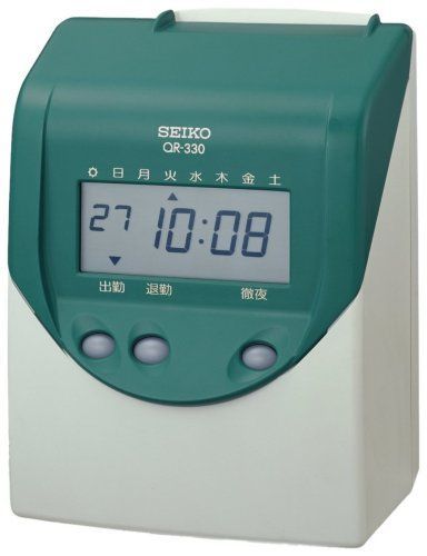 【】(非常に良い)セイコープレシジョン タイムレコーダー QR-330