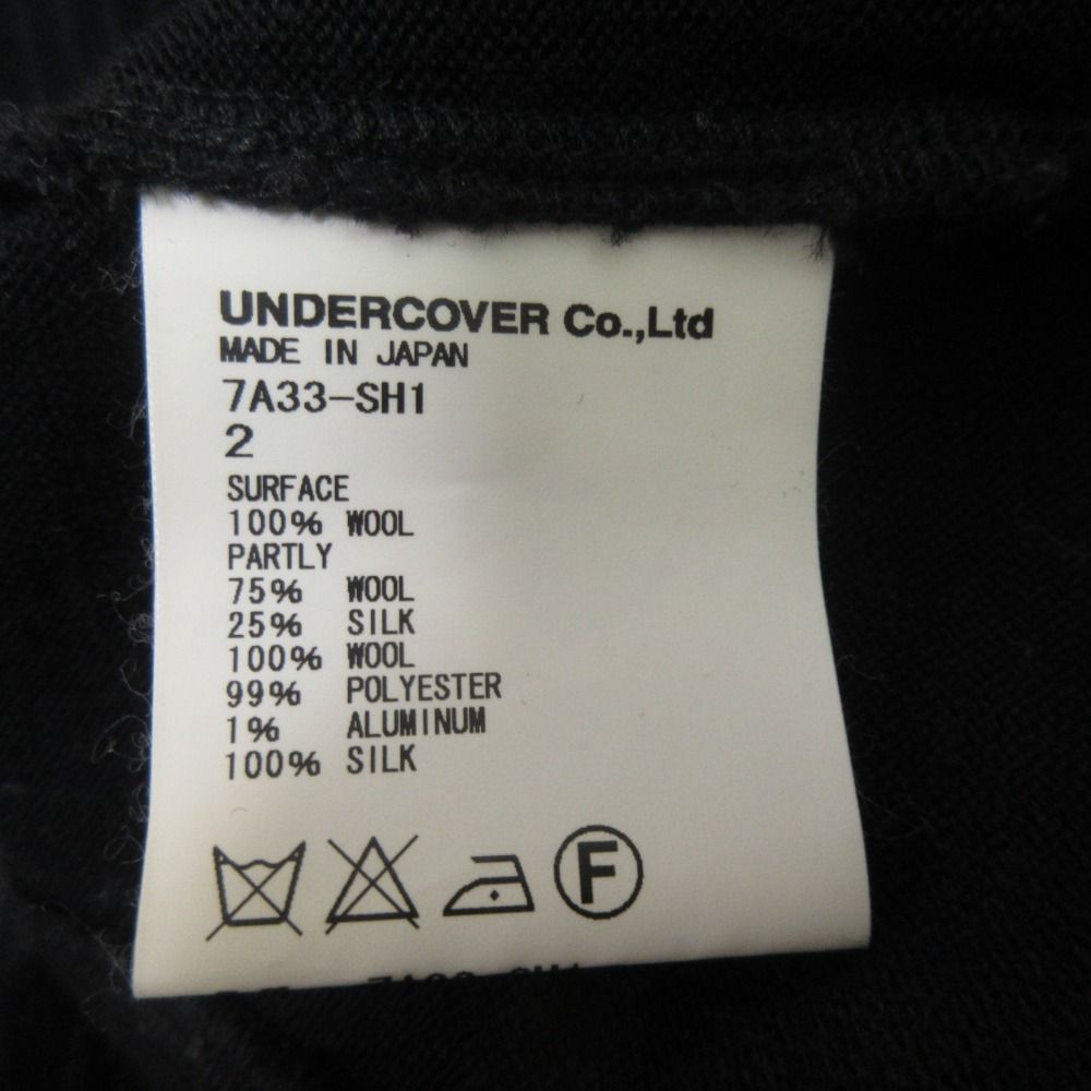 美品 07AW アンダーカバー 無題 ニットとハイテク シアー